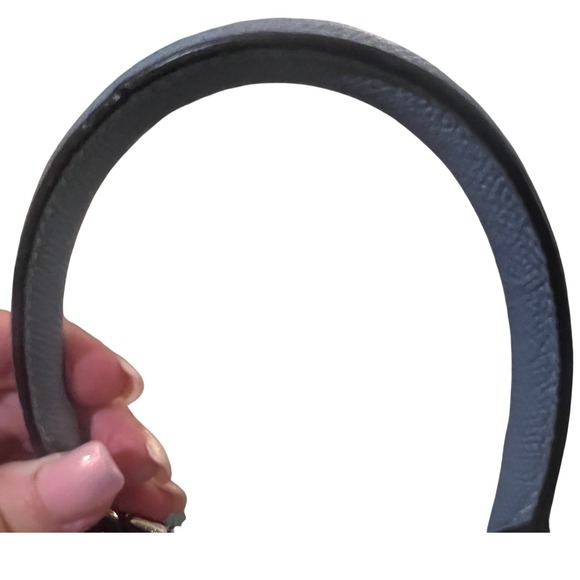 Coach Mini Sierra Satchel Crossbody Crossgrain Leather Cornflower Blue F-27591 - Picture 8 of 8